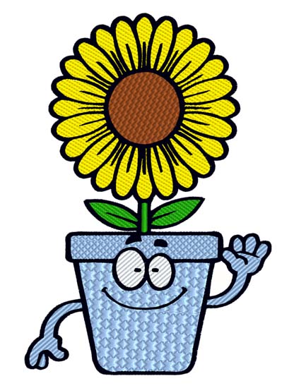 Cartoon Sunflower